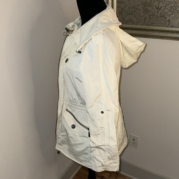 Green with Envy Sz S zip up utility pockets hoodie jacket coat - Picture 6 of 10